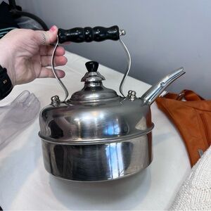ODI simplex vintage whistling tea kettle pot stainless steel